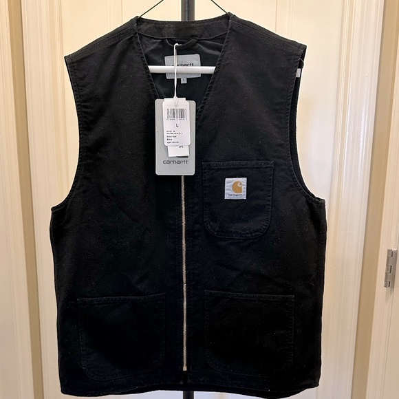 Carhartt WIP Other - Carhartt WIP Arbor aged canvas vest size Large Color Black